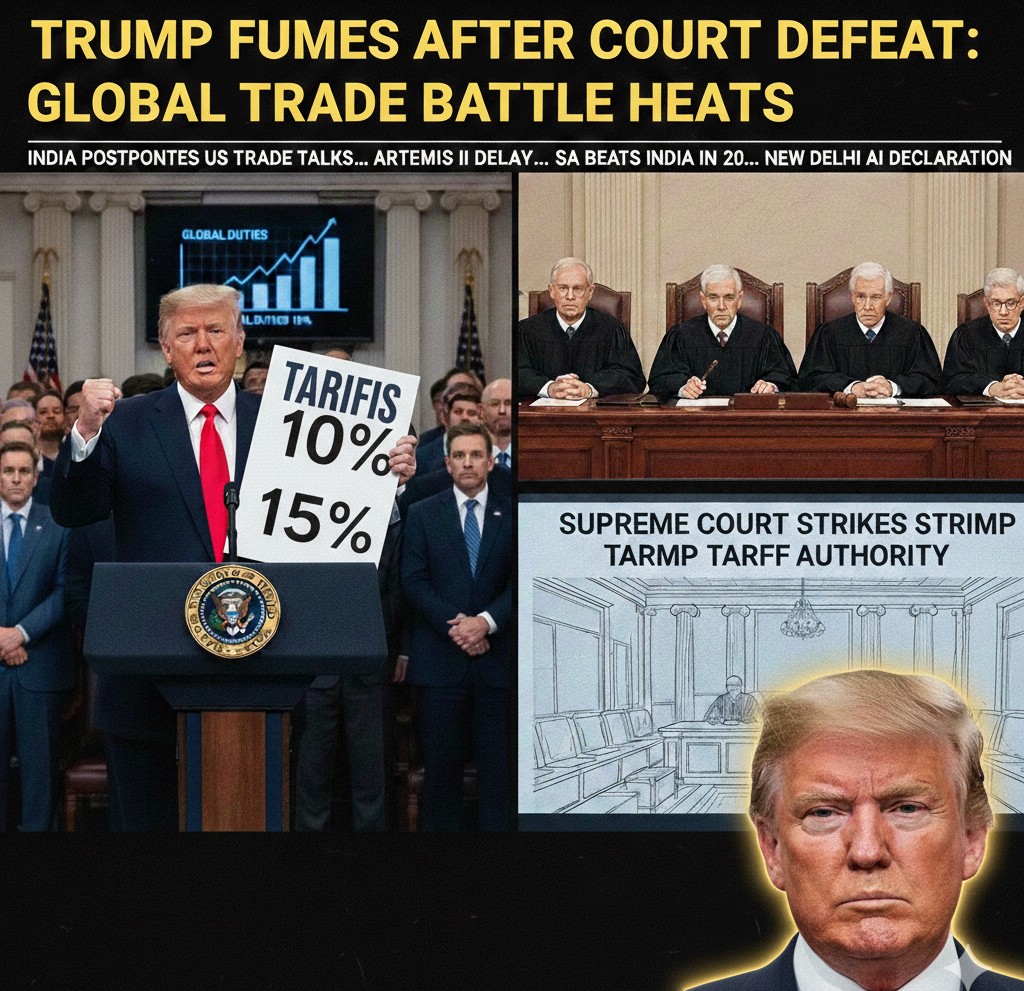 Trump Tariffs: ಅಮೆರಿಕ ಅಧ್ಯಕ್ಷ ಡೊನಾಲ್ಡ್‌ ಟ್ರಂಪ್‌ 24 ಗಂಟೆಗಳಲ್ಲಿ ಜಾಗತಿಕ ಸುಂಕಗಳನ್ನು 2 ಬಾರಿ ಹೆಚ್ಚಿಸಿದ್ದಾರೆ.